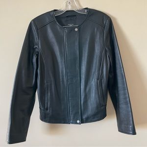 Weekend Max Mara Biker Leather Jacket
